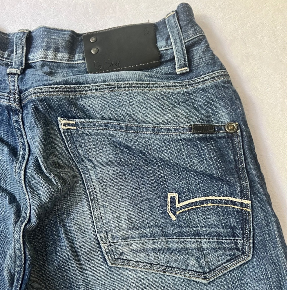 G-Star Raw 3301 Straight Jeans Blue Medium Wash Denim 32